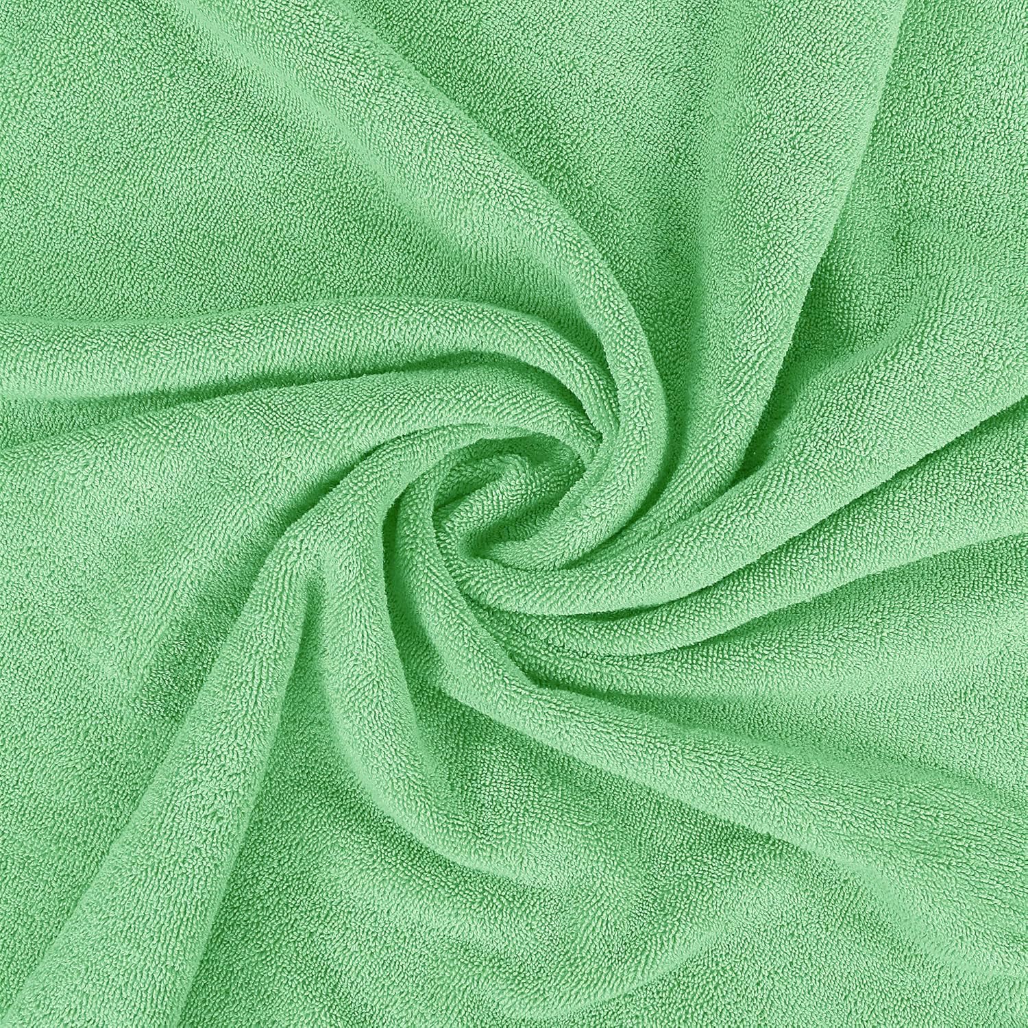 Rewop Microfiber Bath Towels 1200 Gsm | Large Size-Super Soft Coral Fleece Bathing Towel With Hook Quick Dry Super Absorbent-Bath Towel For Men & Women (Pista)- Pack Of 2