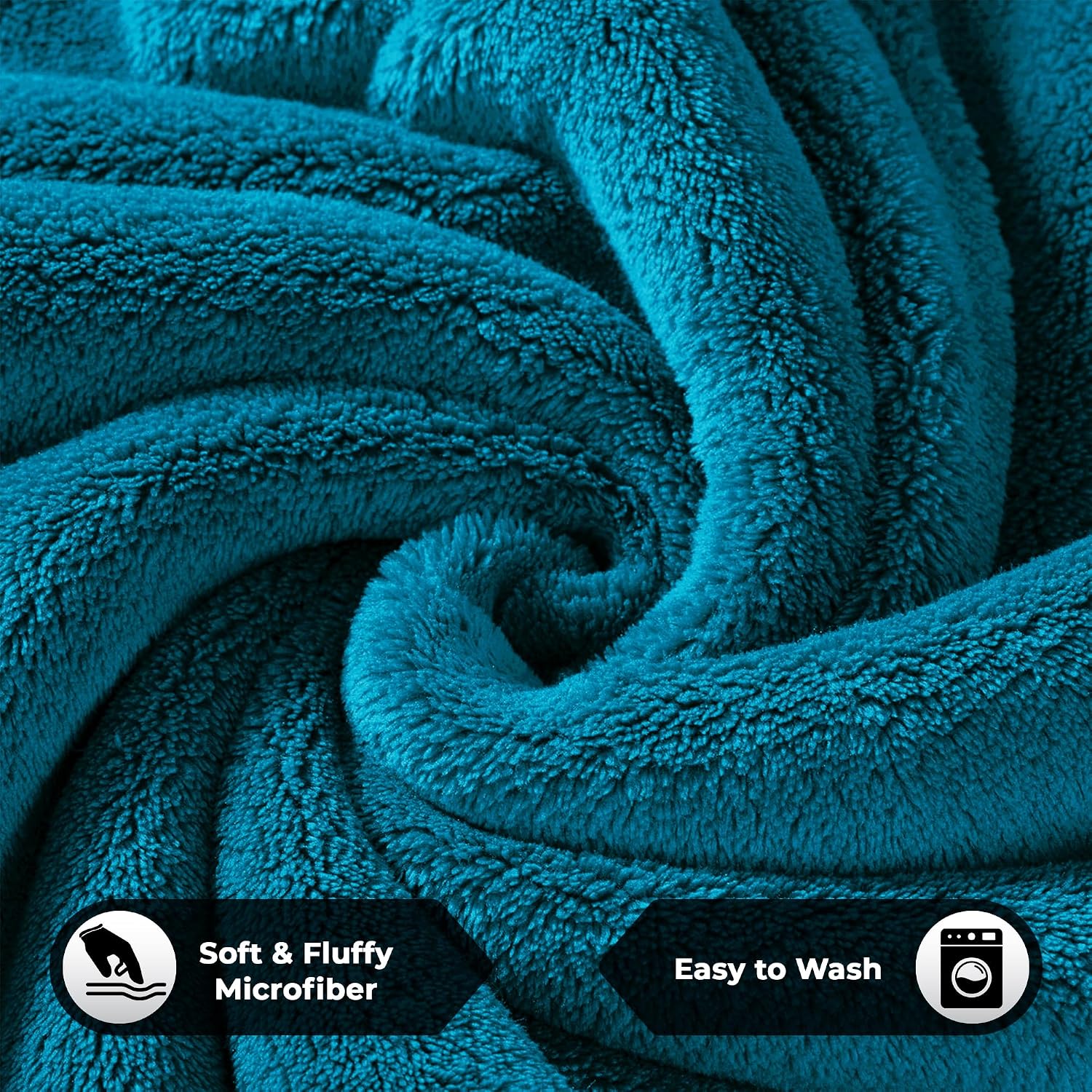 Story@Home Large Size Bath Towel 500 Gsm | Microfiber Bath Towels Perfect For Everyday Use (Blue)