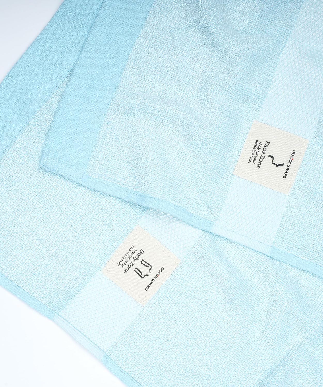 Doctor Towels World'S First Banana Terry Bath Towel 500 Gsm | Australian Formulated Antibacterial-Treated, Dual-Side For Face & Body, High Absorbent, Odor Free, Super Soft (Blue)