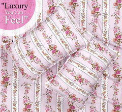 100% Cotton Double Bed Bedsheet Set With 2 Matching Pillow Covers | 90 X 90 Inches, Light Pink - Ideal For Villas, Guest Houses, & Daily Home Use Double Bedsheet