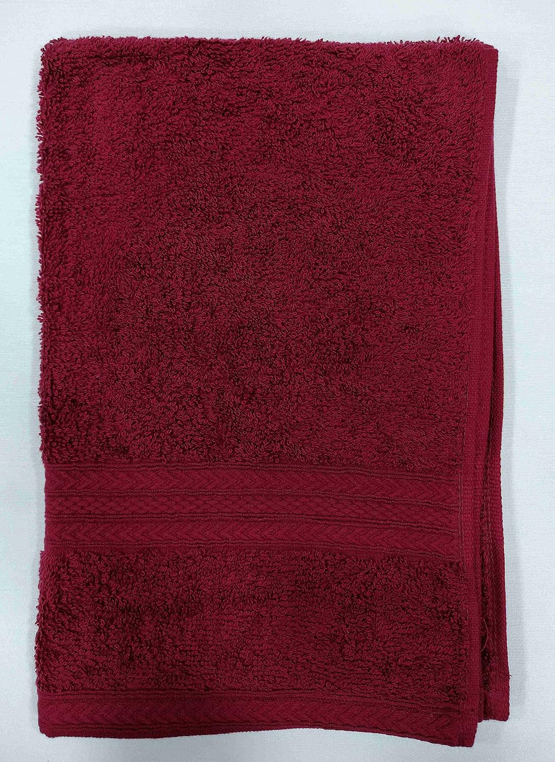 Bombay Dyeing Tulip 100% Soft Cotton Hand Towels 1200 Gsm (Mahroon) - Set Of 6