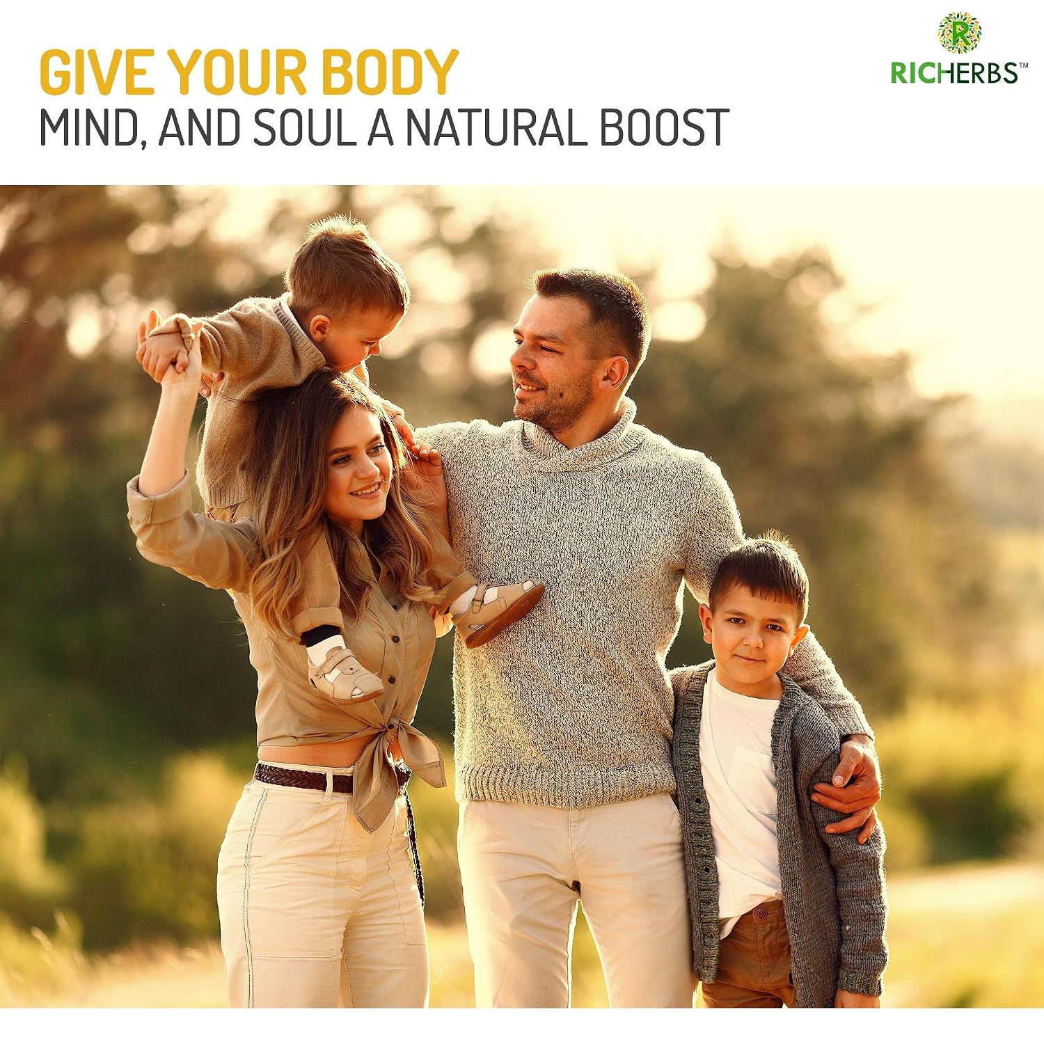 Richerbs Natural Vitamin C Double Strength Formula | Natural Sourced Vitamin C With Zinc | Immunity, Antioxidant & Skincare For Men And Women | 60 Tablets , 100gm 0.2lbs Each Pack Of 2