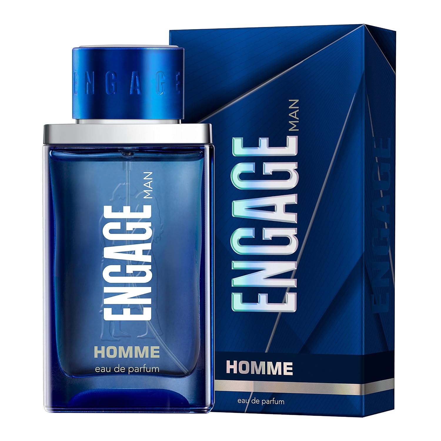 Engage Homme Eau De Parfum For Men 90ml 3 Fl.oz. & Engage W3 Perfume Spray For Women 120ml 4 Fl.oz.