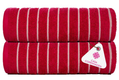 Casa Copenhagen Egyptian Cotton Exotic Hand Towel 400 Gsm (Es Pink)- 2 Pcs