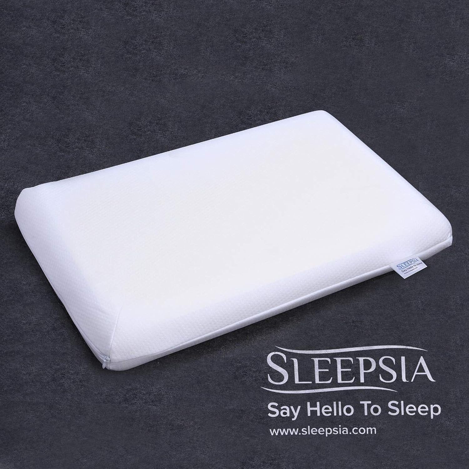 Memory Foam Pillow, Best Pillow For Neck & Shoulder Pain, White - 23 X 13 X 4 Inch | Pillow For Back, Stomach, Side Sleepers, Washable Cover | Orthopedic Pillow For Sleeping - Pack Of 1