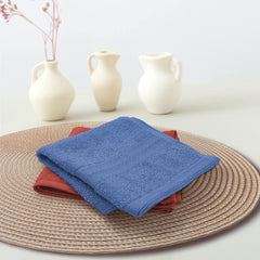 Sassoon Anatolia 2 Piece Cotton Face Towel 500 Gsm (Rust & Heaven)