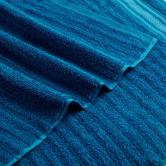 Spaces 100% Cotton Zero Twist Bath Towel 400 Gsm | High Absorbency Super Soft, Fast Drying Towels Large Size For Men & Women (Dark Blue)