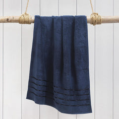 Spread Spain 100% Cotton Hand Towel 600 Gsm | Soft, Fluffy, Super Absorbent & Quick Dry Towels For Pool, Spa & Gym (Navy Blue)
