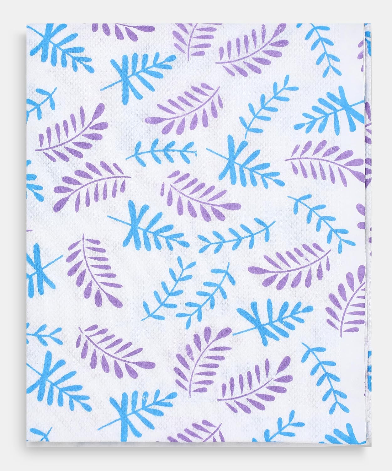 Suam Aruba Cotton Towel 400 Gsm | Quick Absorption For Beach, Pool, Travel, Spa & Yoga | Printed Cotton Towel - Standard Size | Lavender