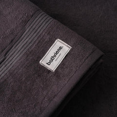 Bathriene 100% Bamboo Bath Towels 600 Gsm Large Size | Luxury Bath Towel Highly Absorbent, Super Soft, Quick Dry & Skin Friendly (Midnight Grey)