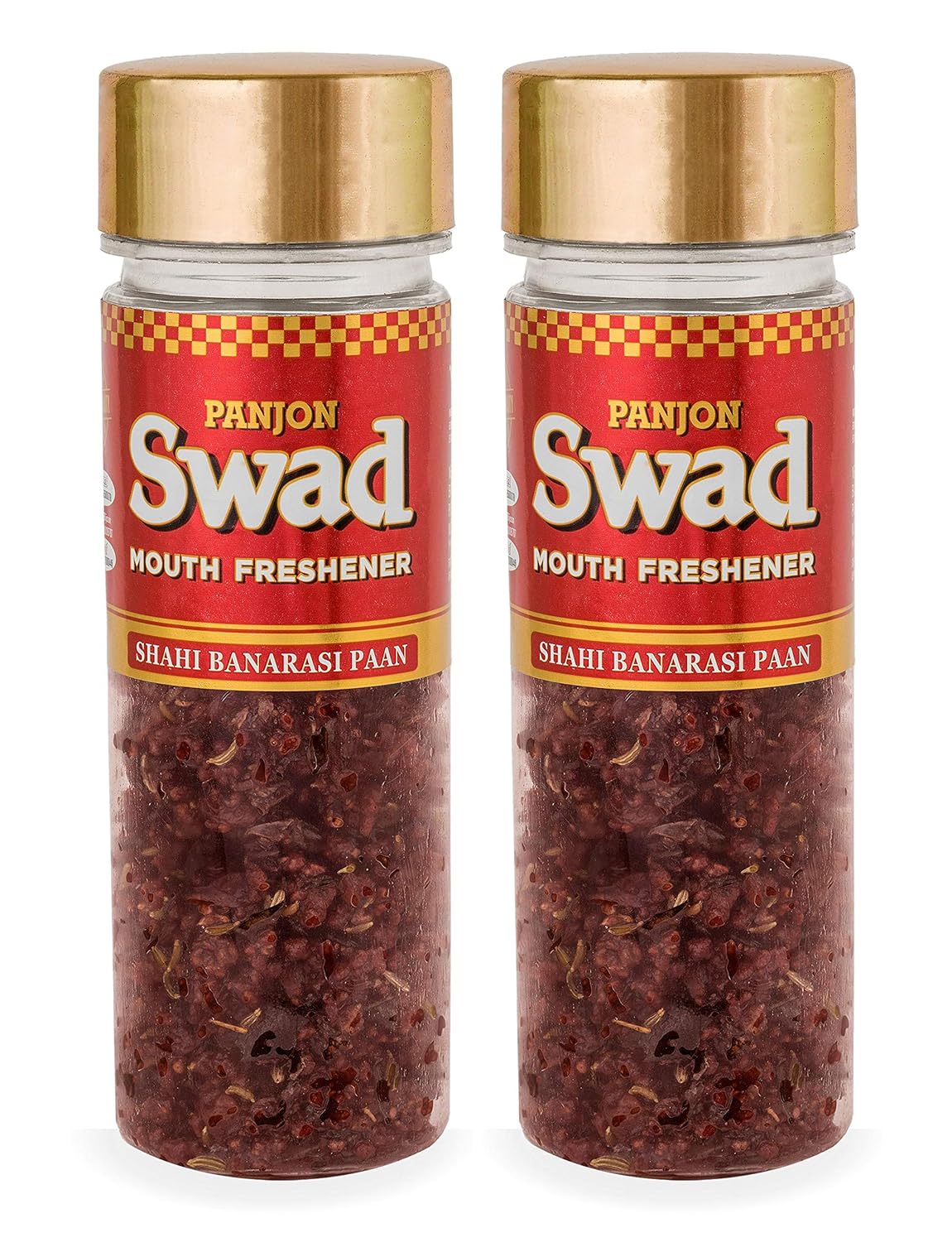 Panjon Swad Banarasi Paan Mukhwas 200gm, (100gm *2 Bottles) | After-Meal Snack