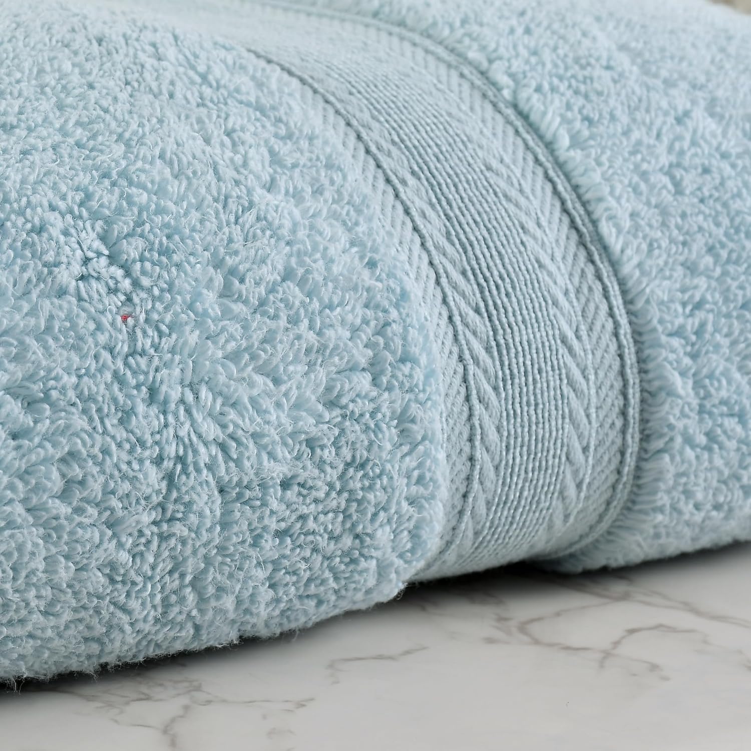 Lavone Premium 100% Cotton Zero Twist Bath Towel 550 Gsm | Ultra Soft & Absorbent Towels For Men & Women Quick Dry Bath Towel (Nile Blue)