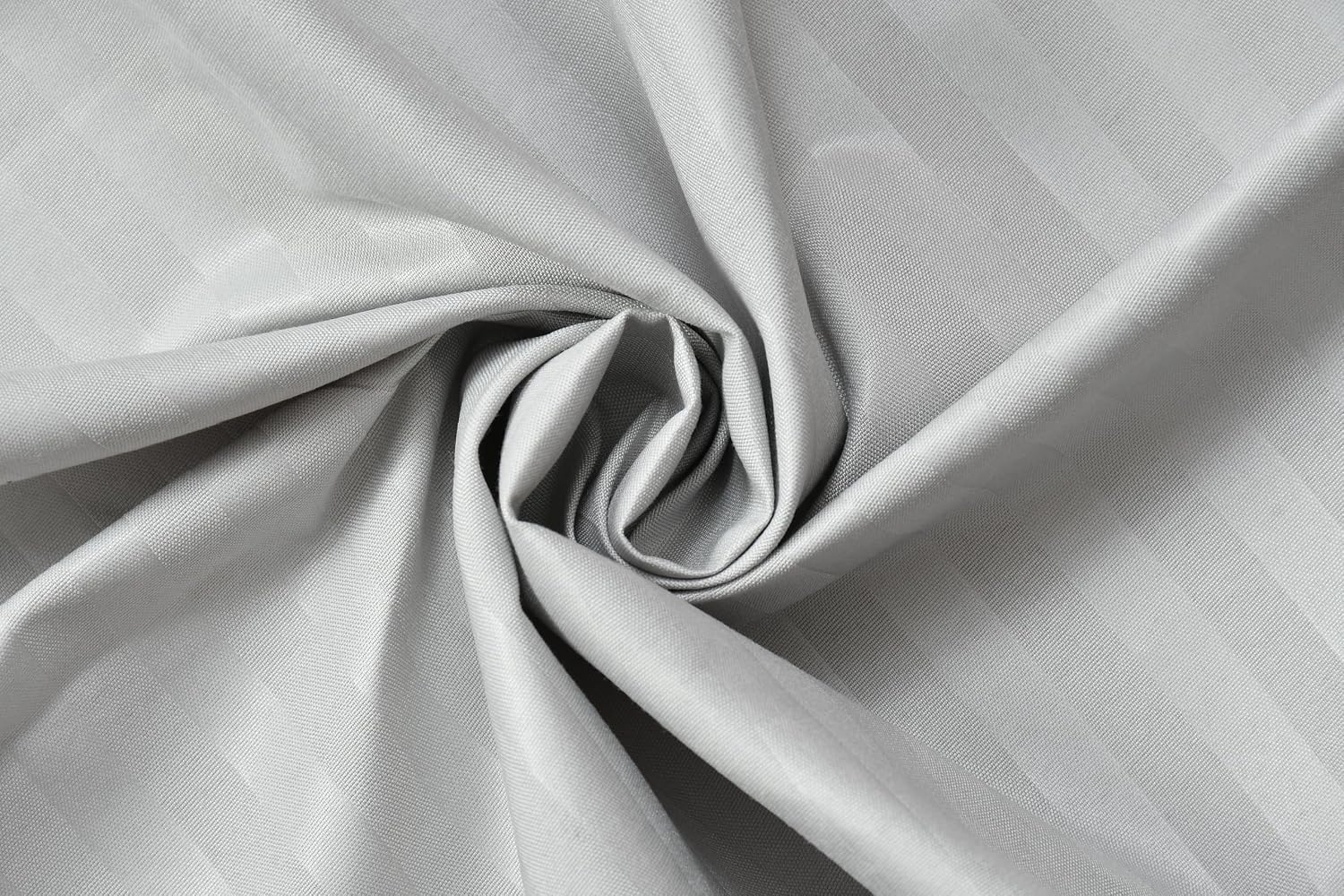 Elastic Fitted Bedsheet For Double Bed With Two Pillow Covers | King Size - 72 X 78 Inches, Grey | Durable & Soft Fabric Offers Comfort