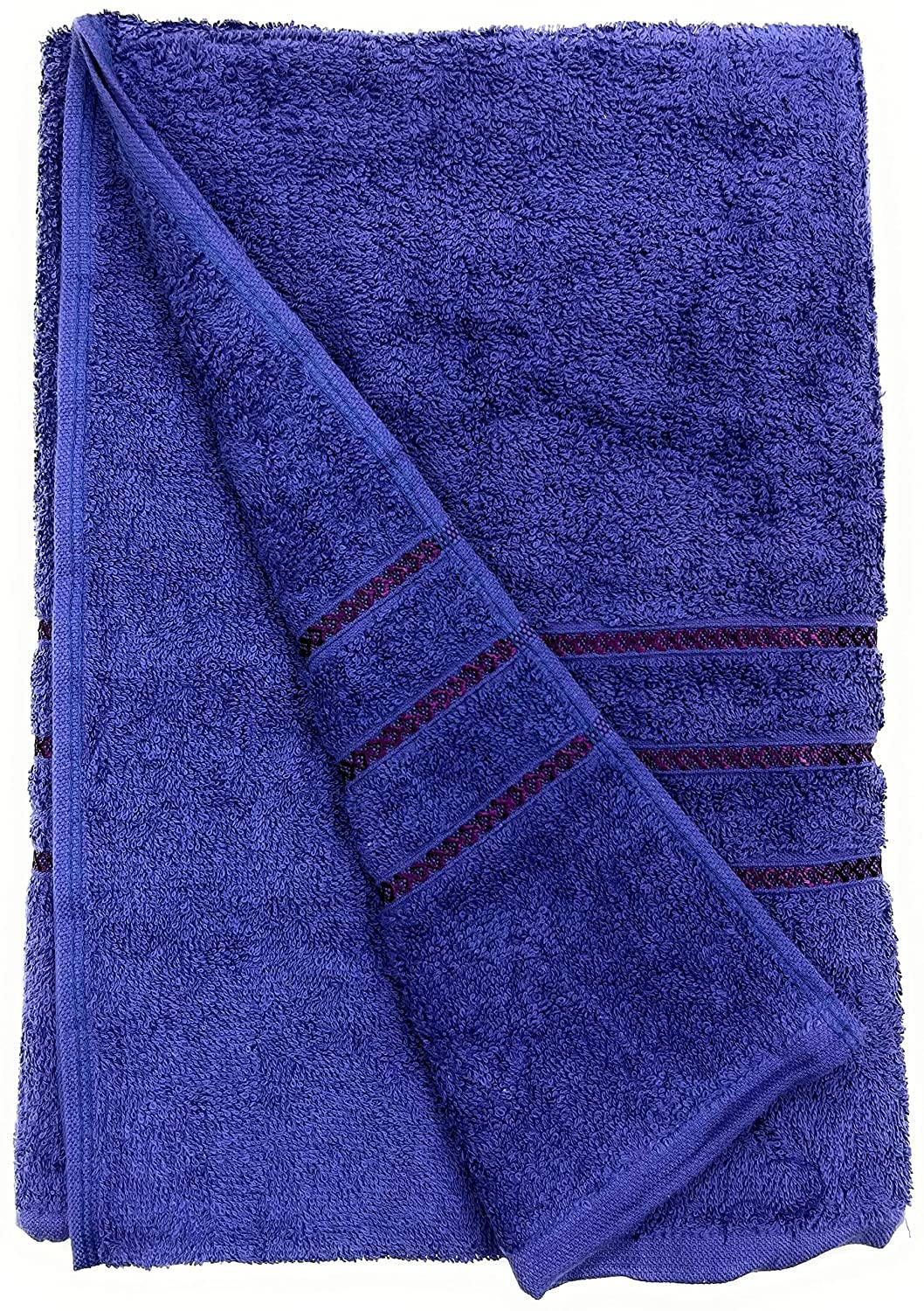 Bombay Dyeing Flora Small Size Bath Towel 500 Gsm - Navy Blue