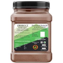 Kartik Export Arjun Powder, Supports Heart Health, Promotes Good Cholesterol For Eating, Also Helps To Reduce Weight | 400gm 0.8lbs