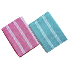 Comfort Weave Cotton Bath Towels 250 Gsm Multicolor (Set Of 2)