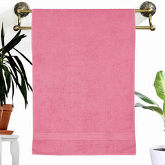 Dreamscape 100% Cotton Bath Towel 1100 Gsm - Set Of 2 (Burgundy & Rose)