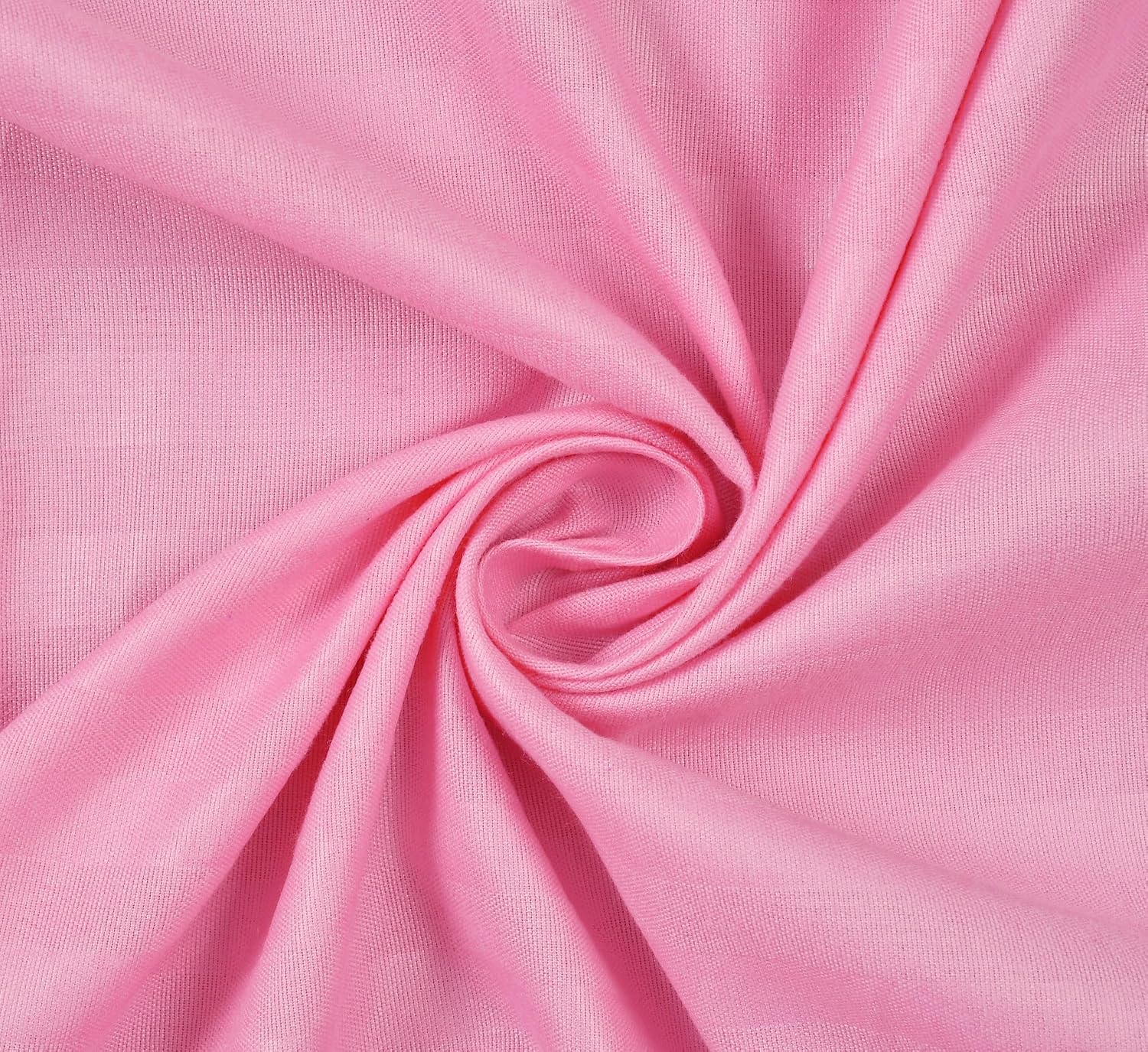 Cotton Elastic Fitted King Size Double Bed Bedsheet With 2 Pillow Covers - 72x78x6 Inches, Baby Pink | Durable Bedsheets For Everyday Comfort