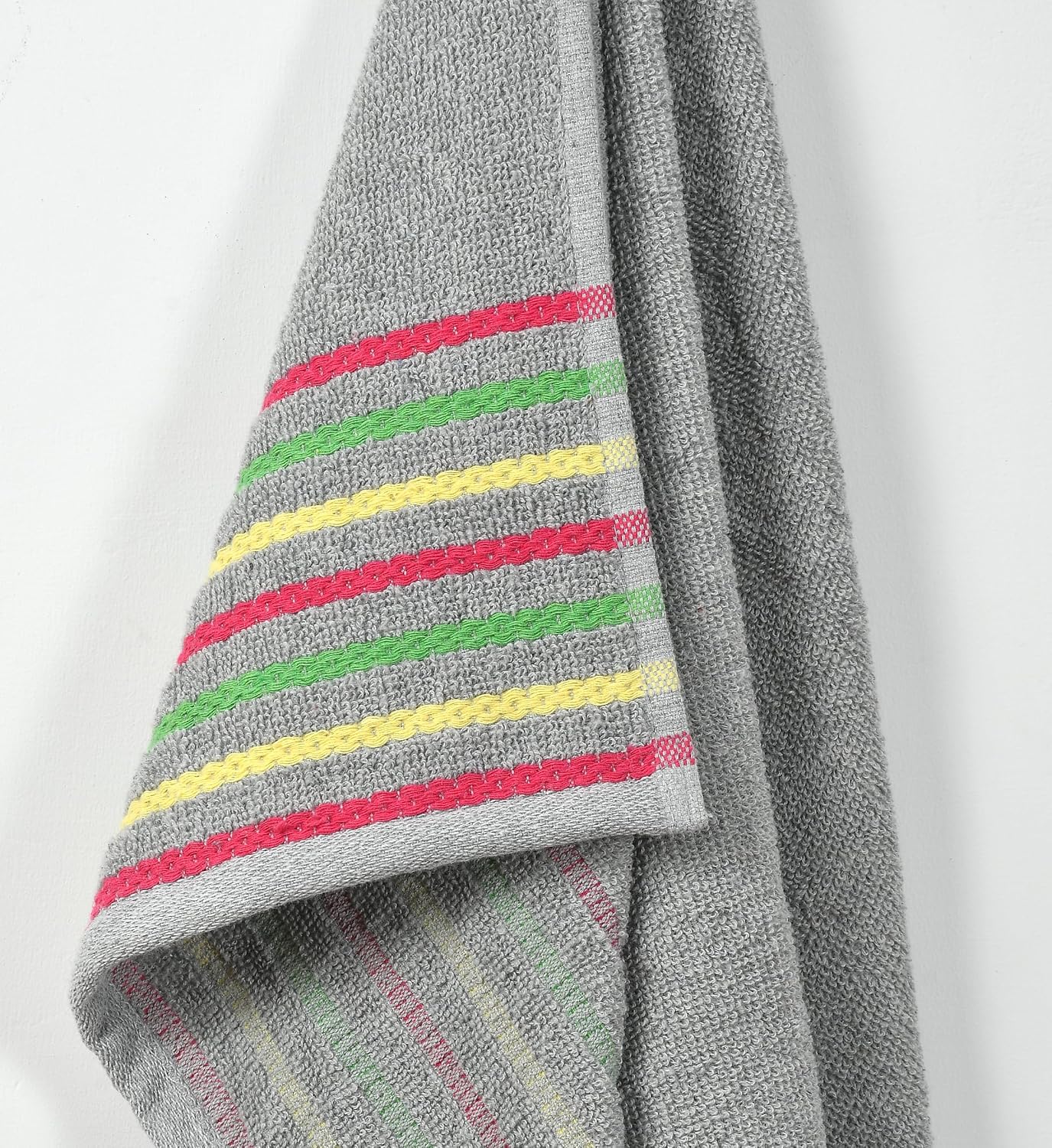 Pure Cotton Bath Towel 400 Gsm | Quick Dry Large Size Bath Towel (Light Grey)