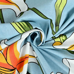 Bedsheet For Single Size Bed With 1 Pillow Cover - 57 X 87 Inches, Sky Blue | Gifts For Wedding Or Anniversary, Surprise, Soft, Breathable, & Comfortable Bedsheet