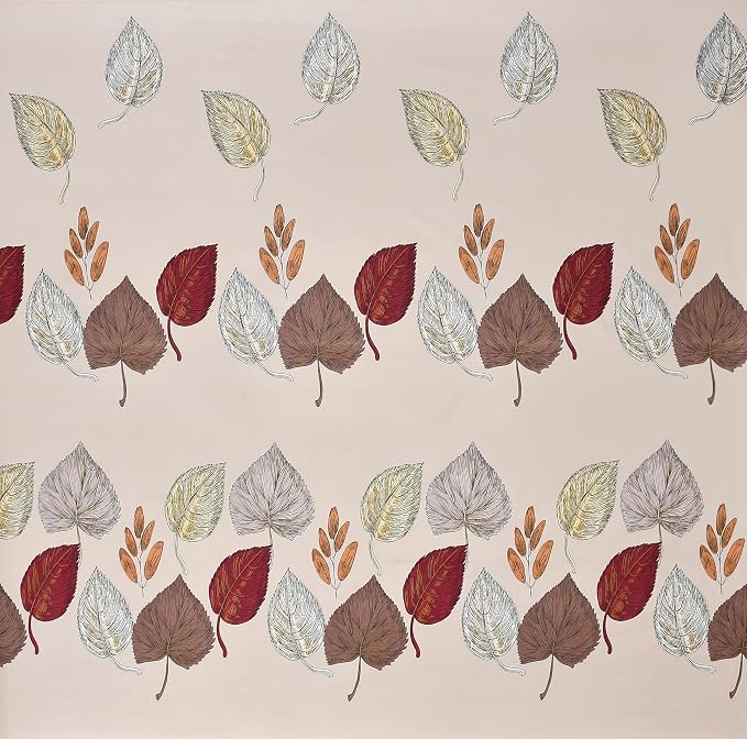 Cotton Bedsheets All Around Elastic Floral Fitted For Double Bed With 2 Pillow Covers - 78 X 60 Inches, Brown | Premium Super Soft Fitted Bedsheet Queen Size