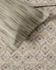 Printed Cotton King Size Printed Bedsheet With 2 Pillow Covers - 108 X 108 Inches, Beige | Ideal For Home Use & Perfect For Gifting On Weddings, Housewarmings & Festivals