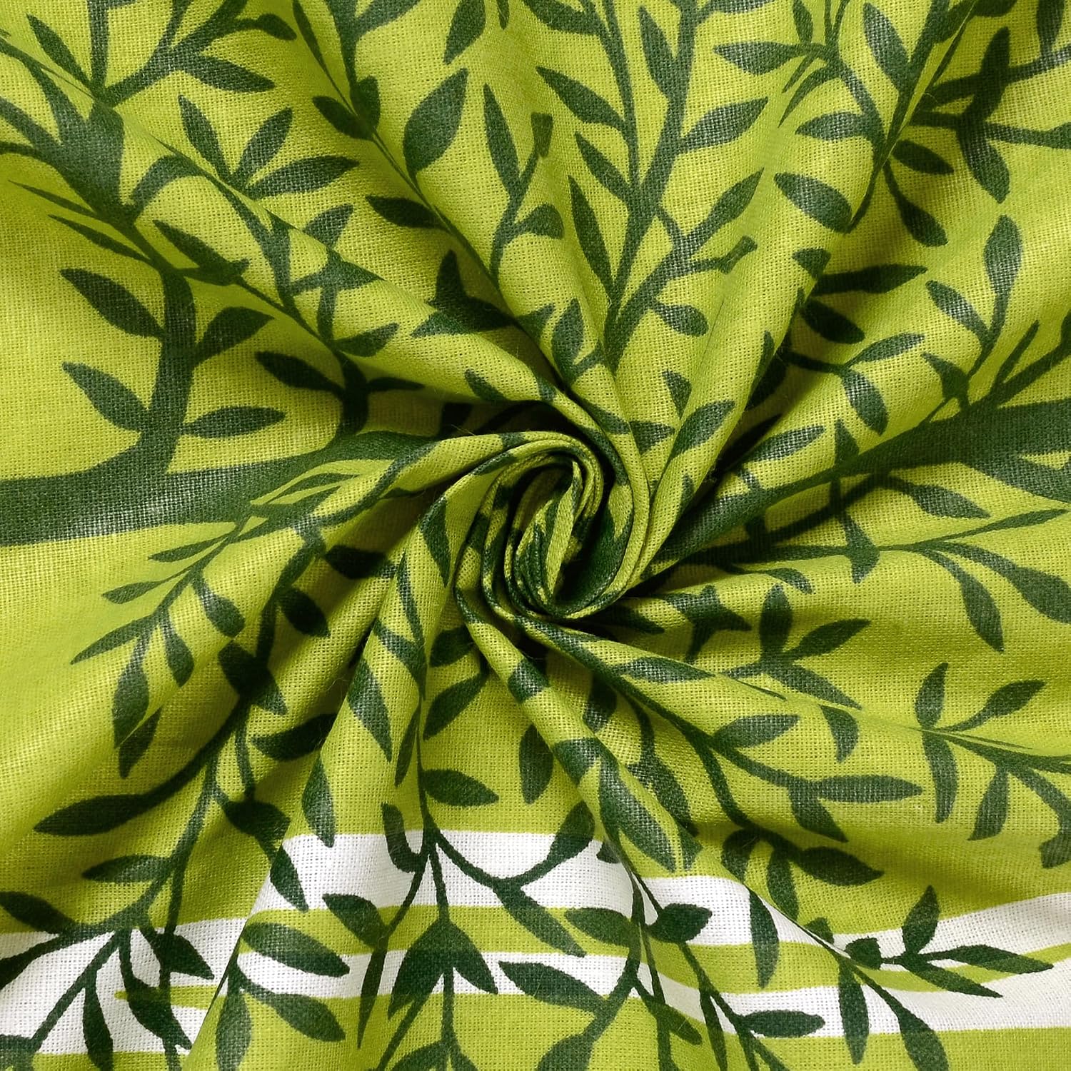 1 Single Bedsheet With 1 Pillow Cover - 57 X 87 Inches, Light Green | Skin Friendly Fabric For Everyday Use - Soft, Breathable & Comfortable Sleeping