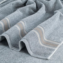 Spread Spain Water & Soil Bath Towel 550 Gsm | Luxurious Blend Of Cotton & Bamboo Fiber Bath Towel Ultra-Absorbent, Quick-Drying & Skin-Friendly (Denim)