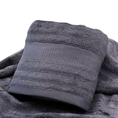 Mush Ultra Soft & Super Absorbent 600 Gsm Bamboo Bath Towel Set (Space Grey)