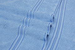 Liberty Towels Soft Cotton Large Size Hand & Face Towels 400 Gsm | Quick Dry Sweat & Workout Towels For Men & Women (Blue & Maroon) - Pack Of 2