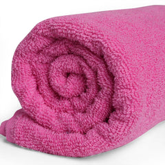 Cross Wave Exim Cotton Bath Towel 450 Gsm | Ultra Soft & Absorbent Towel (Pink)