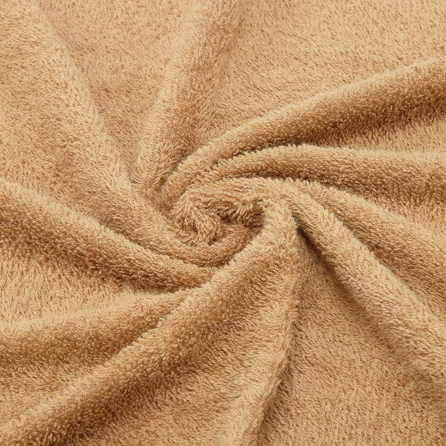 Welspun 100% Cotton Quik Dry Bath Towel 380 Gsm | High Absorbency Super Soft, Fast Drying Bath Towels | Large Size Bath Towel For Men & Women (Light Brown)