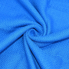 Pring Cotton Plain Dobby Thick Medium Size Bath Towel 450 Gsm (Deep Sky Blue)