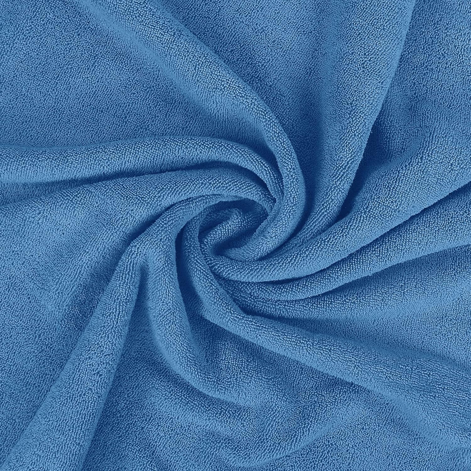 Rewop Microfiber Bath Towels 600 Gsm | Large Size-Super Soft Coral Fleece Bathing Towel With Hook Quick Dry Super Absorbent-Bath Towel For Men & Women (Blue)