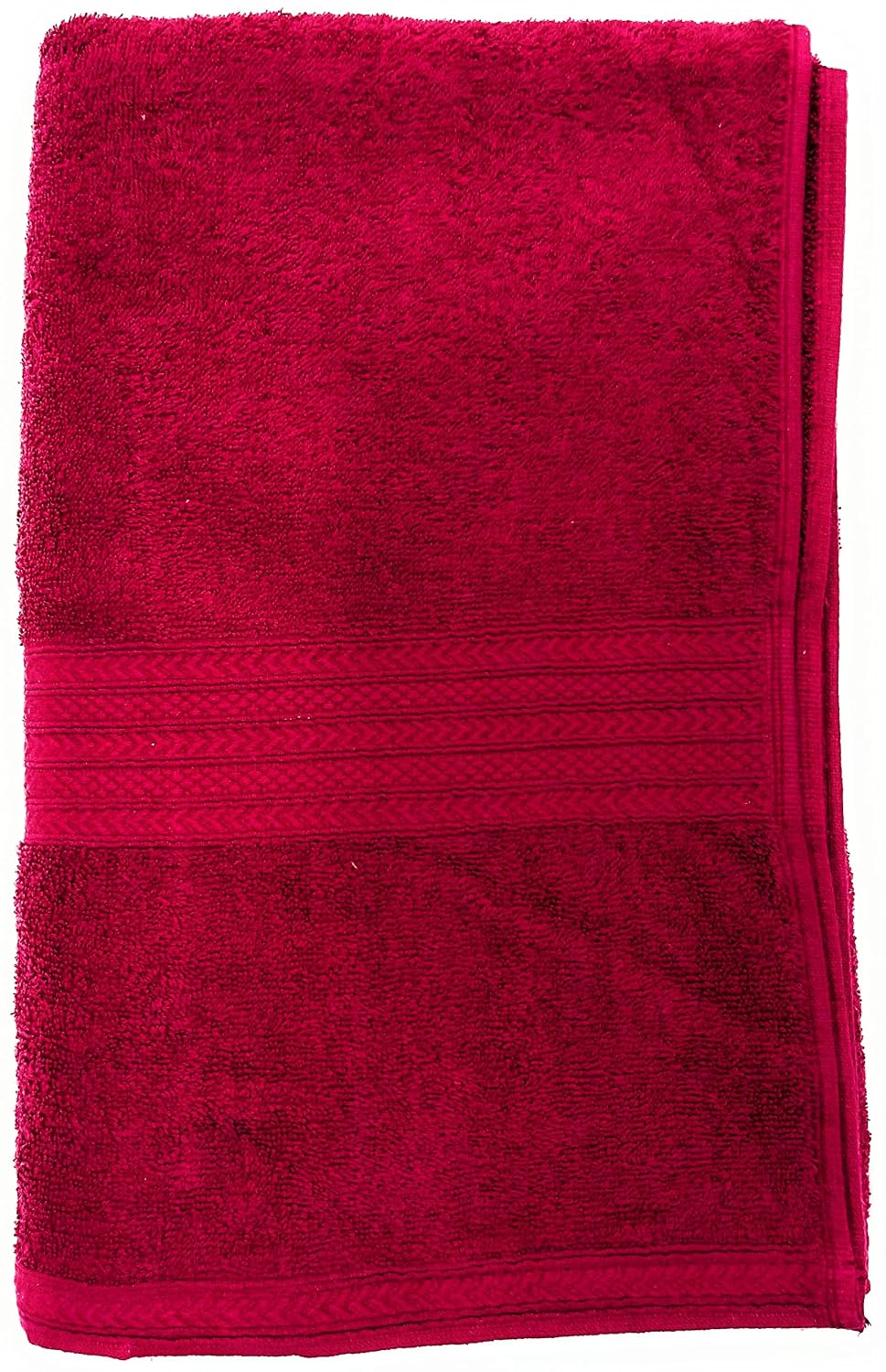 Bombay Dyeing Tulip Premium Cotton Large Size Bath Towel 500 Gsm (Mahroon)