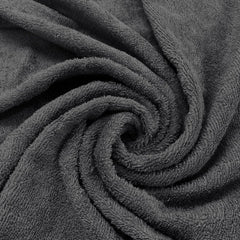 Welspun 100% Cotton Hand Towel 450 Gsm | Anti Bacterial Bright Colours High Absorbency -Gunmetal Grey (Pack Of 2)