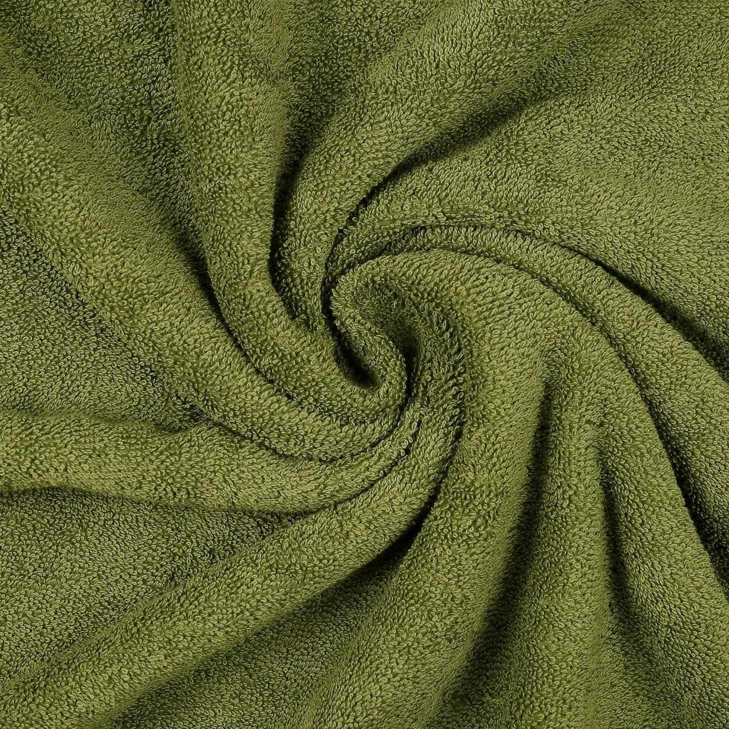 Monbest Urban Comfort Cotton Bath Towel 450 Gsm (Green)
