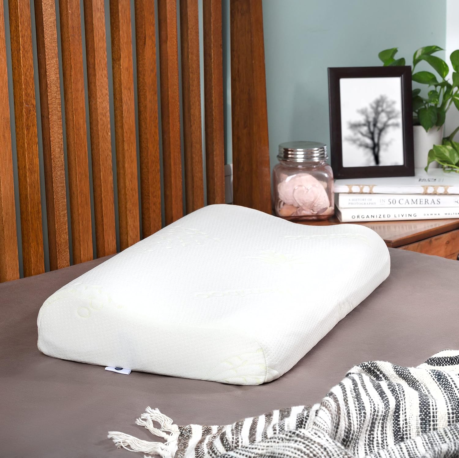 Cervical Pillow, For Neck Pain & Shoulder Pain Relief, White - XL King Size | Memory Foam Pillow For Sleeping, Orthopedic Contour Pillow For Spondylitis | Adjustable, Medical Pillow - Pack Of 2