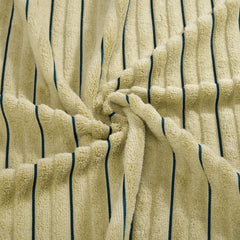 Spaces 100% Cotton Bath Towel 575 Gsm | Ribbed Texture High Absorbency High Loft Cotton Bath Towels (Light Brown)