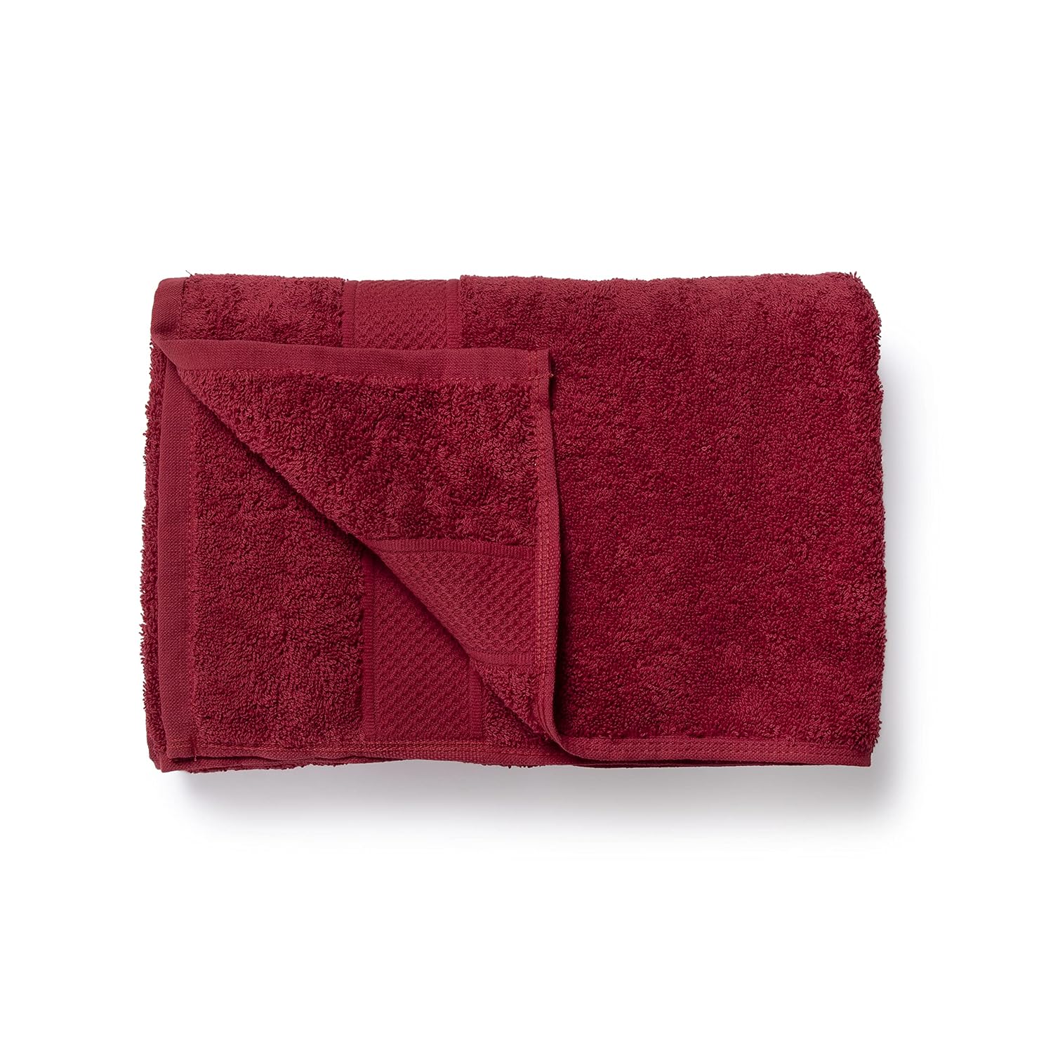 Wakefit Terry Cotton Soft Absorbent Hand Towel 500 Gsm (Chilli Pepper & Navy Blue)- Set Of 4