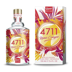 4711 Acqua Colonia Remix Grapefruit Eau De Cologne 100ml 3.4 Fl.oz. | Perfect Long Lasting Fragrance For Men & Women