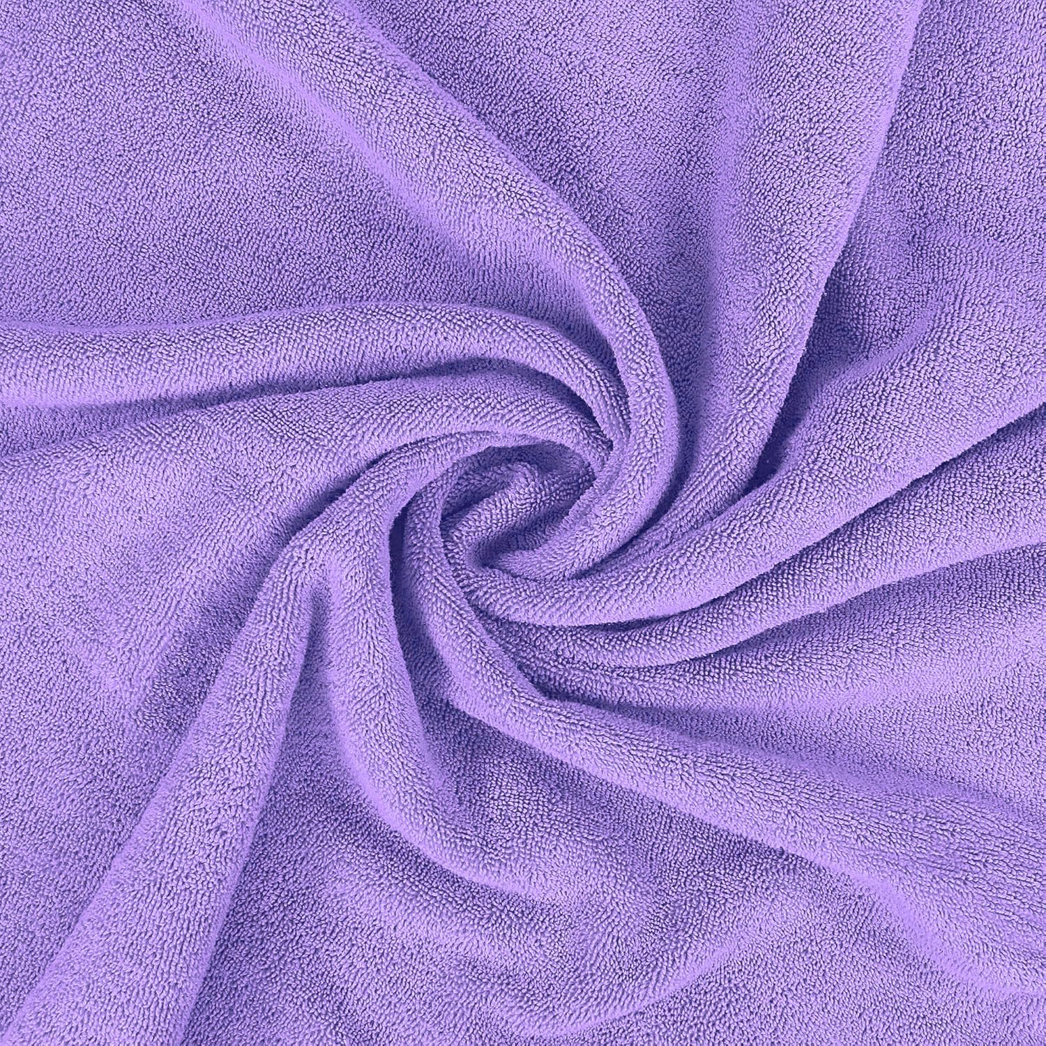 Rewop Microfiber Bath Towels 600 Gsm | Large Size-Super Soft Coral Fleece Bathing Towel With Hook Quick Dry Super Absorbent-Bath Towel For Men & Women (Purple)