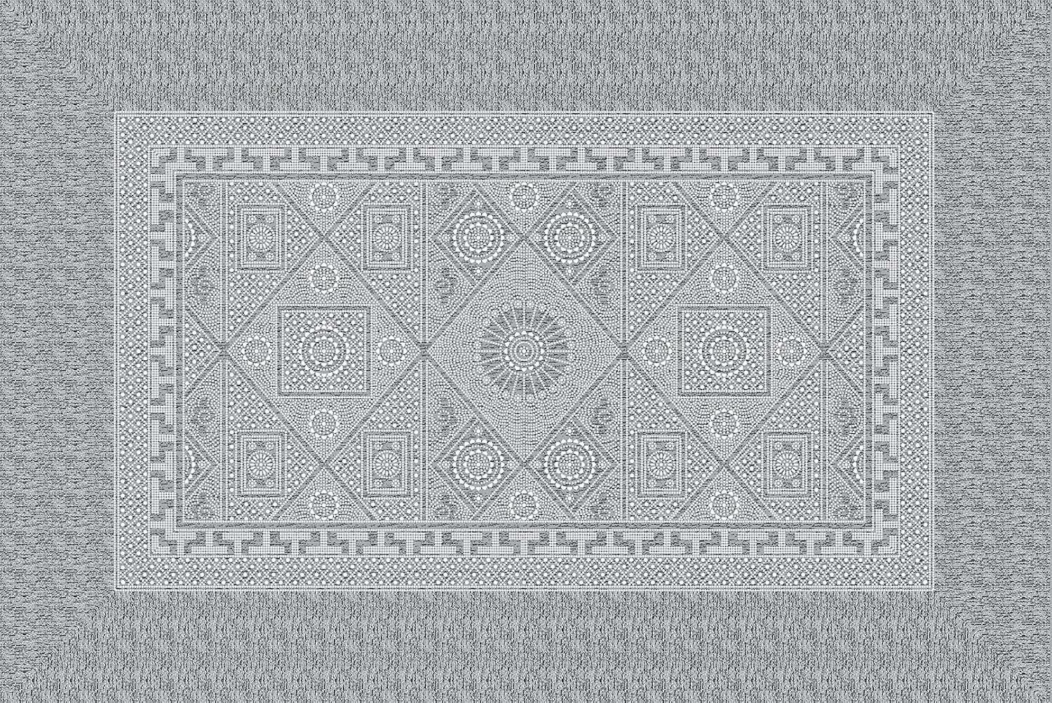 100% Cotton Jaipuri Bedsheet For King Size (90 X 103 Inches, Gray) With 2 Pillow Covers | Perfect For Everyday Use, Guest Rooms, Or Gifting On Special Occasions