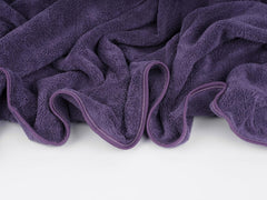 Glivary Microfiber Bath Towels Extra Soft Plush & Quick Dry High Absorbency Large Size Towels For Bathing (Dark Purple)