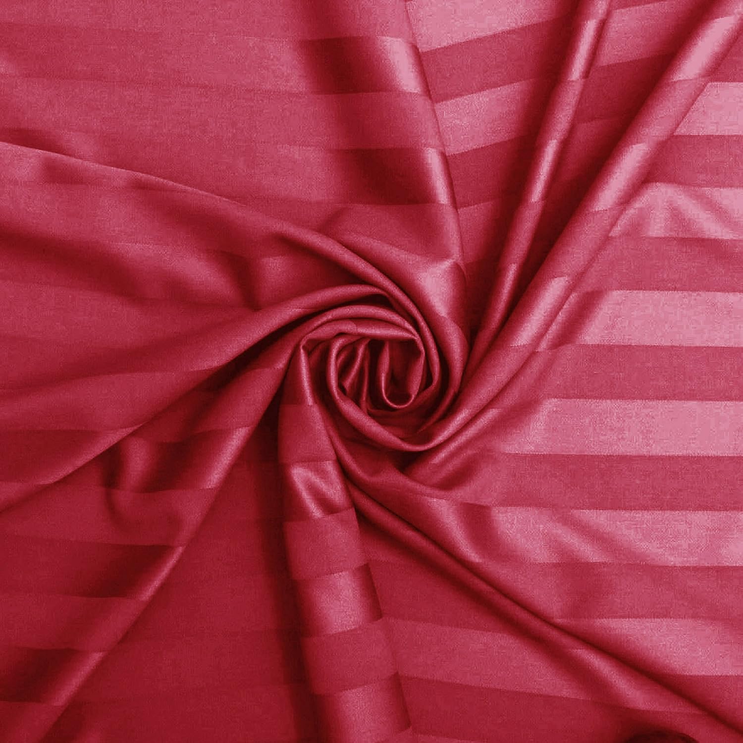 Single Fitted Bed Sheet With 1 Pillow Cover - 36 X 78 Inches, Red | Perfect Bedsheet Home, Hotel, Villa, Resort & Guest House