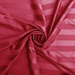 Single Fitted Bed Sheet With 1 Pillow Cover - 36 X 78 Inches, Red | Perfect Bedsheet Home, Hotel, Villa, Resort & Guest House