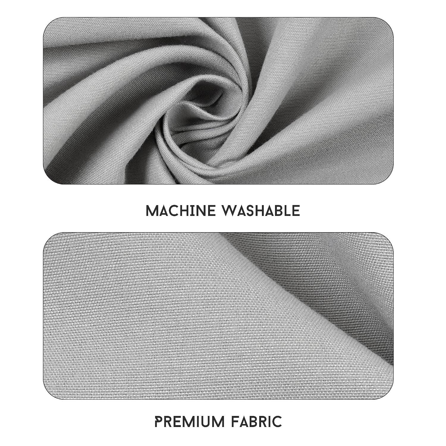 Queen Size Solid Plain Bedsheet Set Includes 2 Pillow Covers - 90 X 95 Inches, Grey | Exceptional Softness & Breathability | Premium Microfiber Material