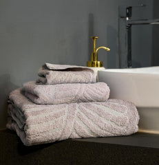 Musa Banana Terry Towel 900 Gsm 1 Bath, 1 Hand & 1 Face Towels With Free Bag 900 Gsm | Terry Towels For Bath Large Size (Shadow Grey) -Set Of 3