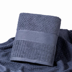 Mush Hearth & Haven Bamboo Large Size Bath Towels 450 Gsm | Bamboo Bath Towel Soft, Highly Absorbent & Quick Dry (Moon Grey) - Pack Of 1