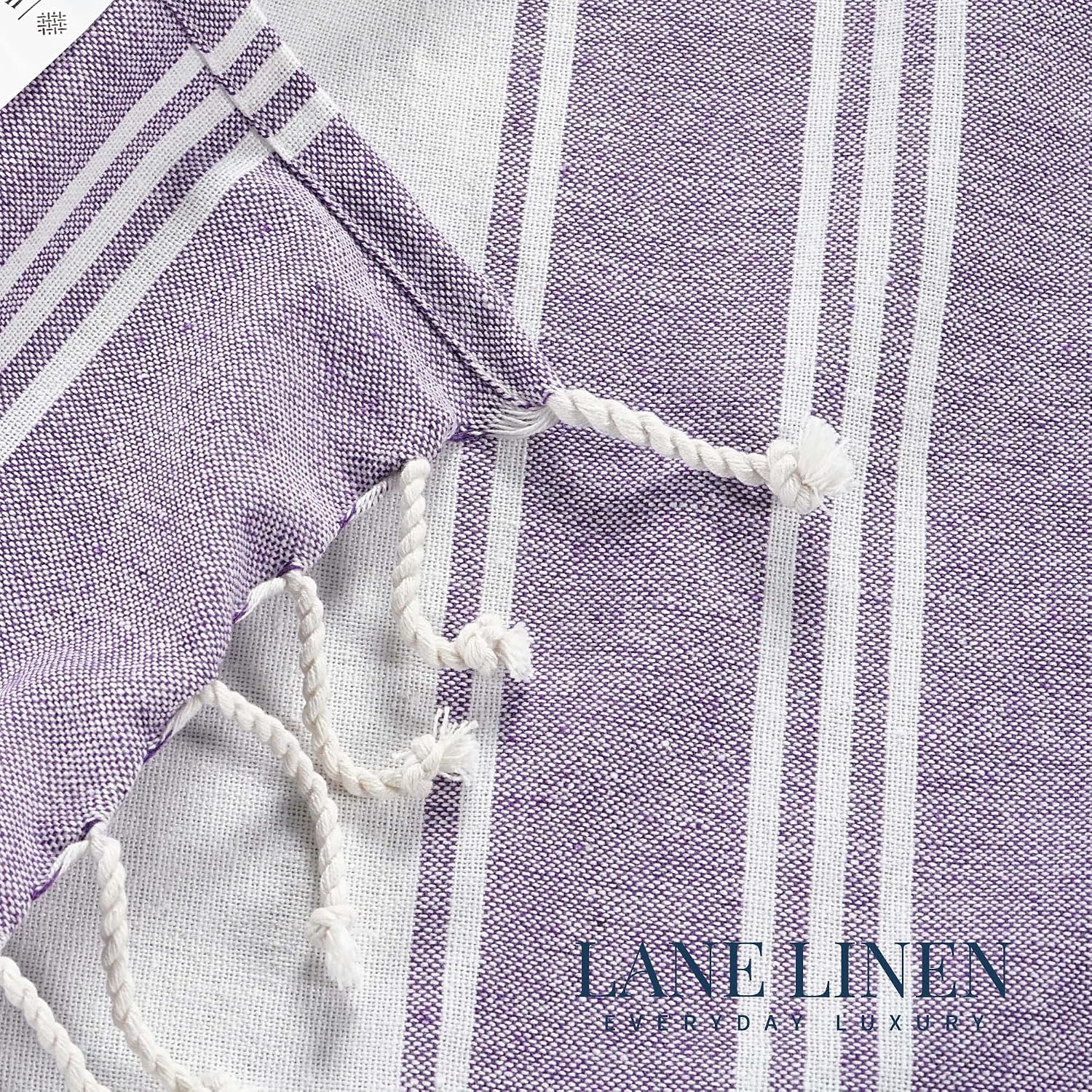 Lane Linen Large Pool Xl Beach Towel 699 Gsm | Pre-Washed No Shrink Quick Dry Oversized Beach Towels, Stylish Beach Towel For Women - Regal Orchid (2 Pack)